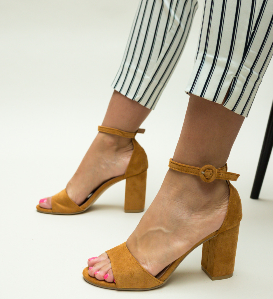 Sandale Chantel Camel - Eleganță și Stil - imagine 3