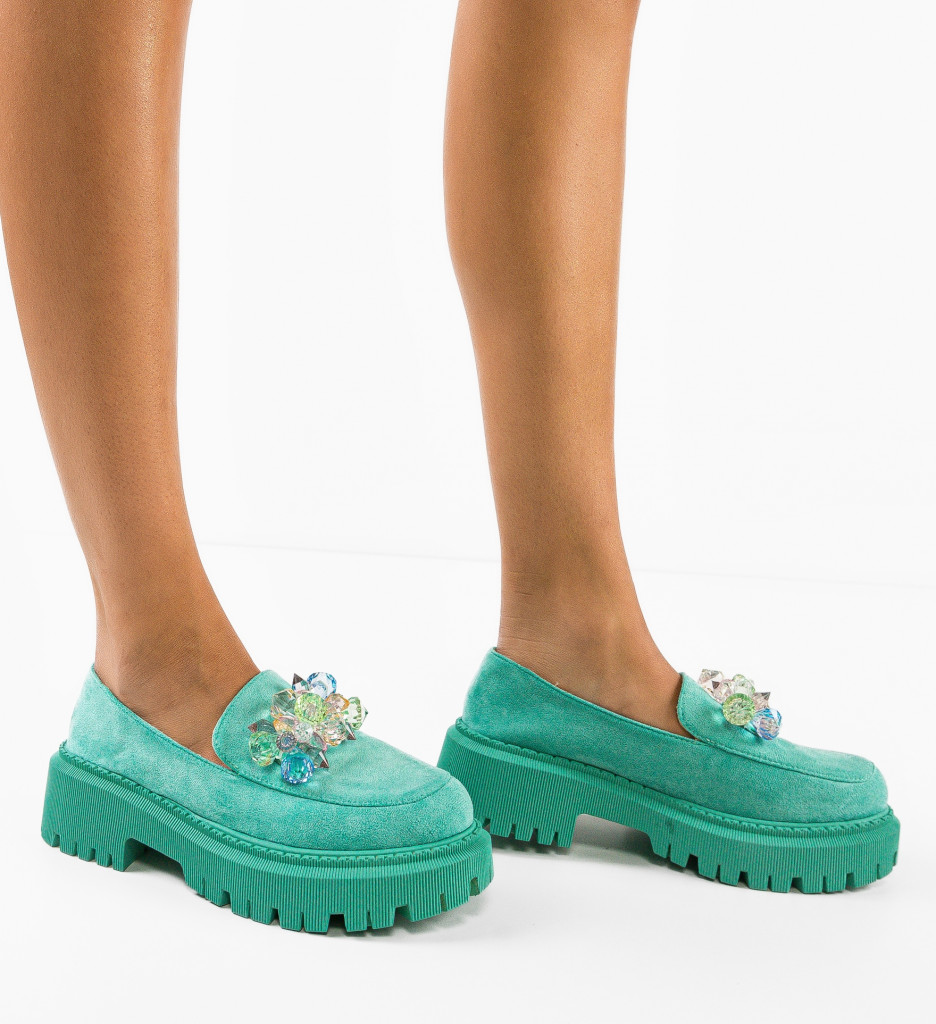 Pantofi Casual Dave Turcoaz | Confort & Stil - imagine 2