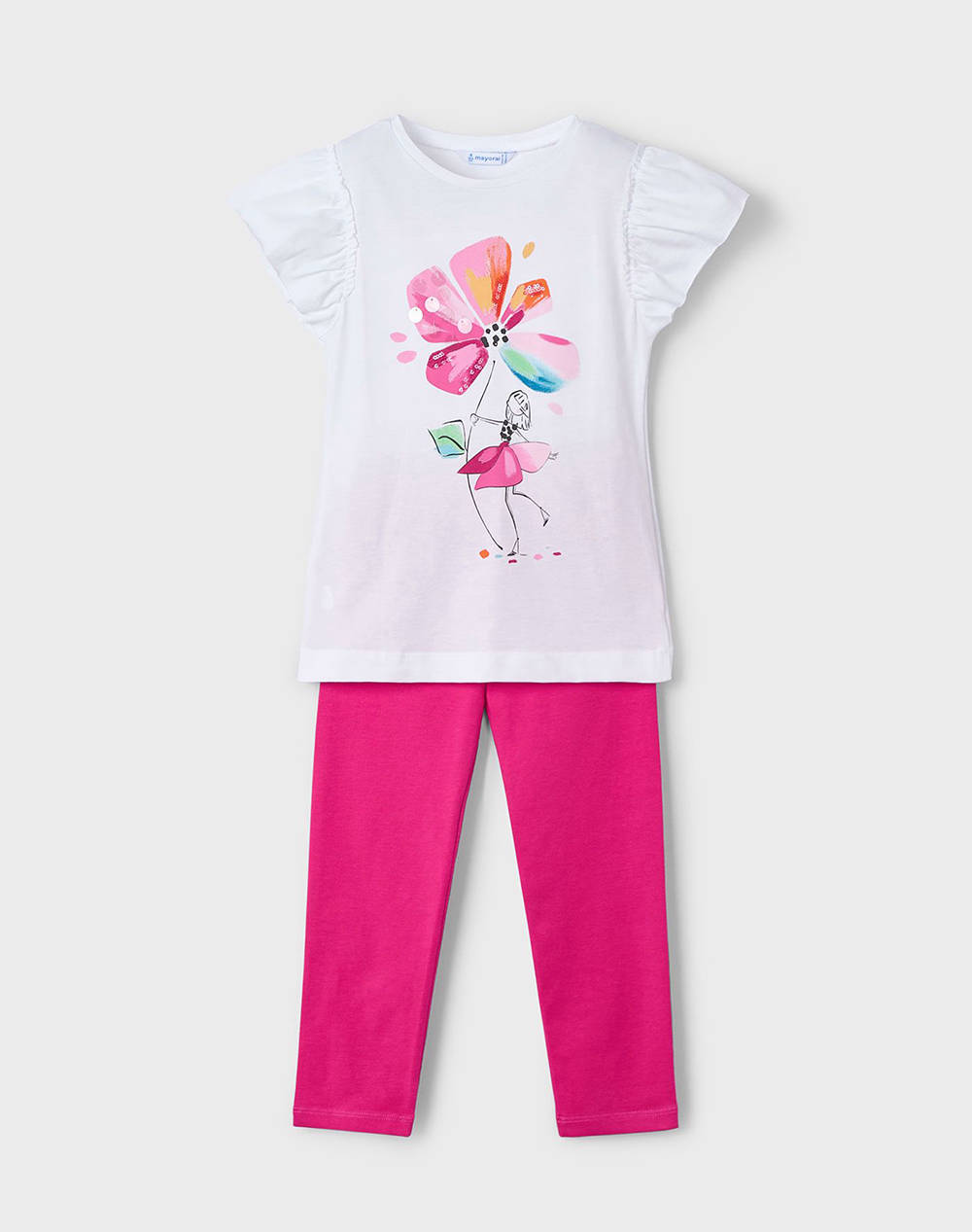 Mayoral Set Colanți Floral Copii - imagine 1