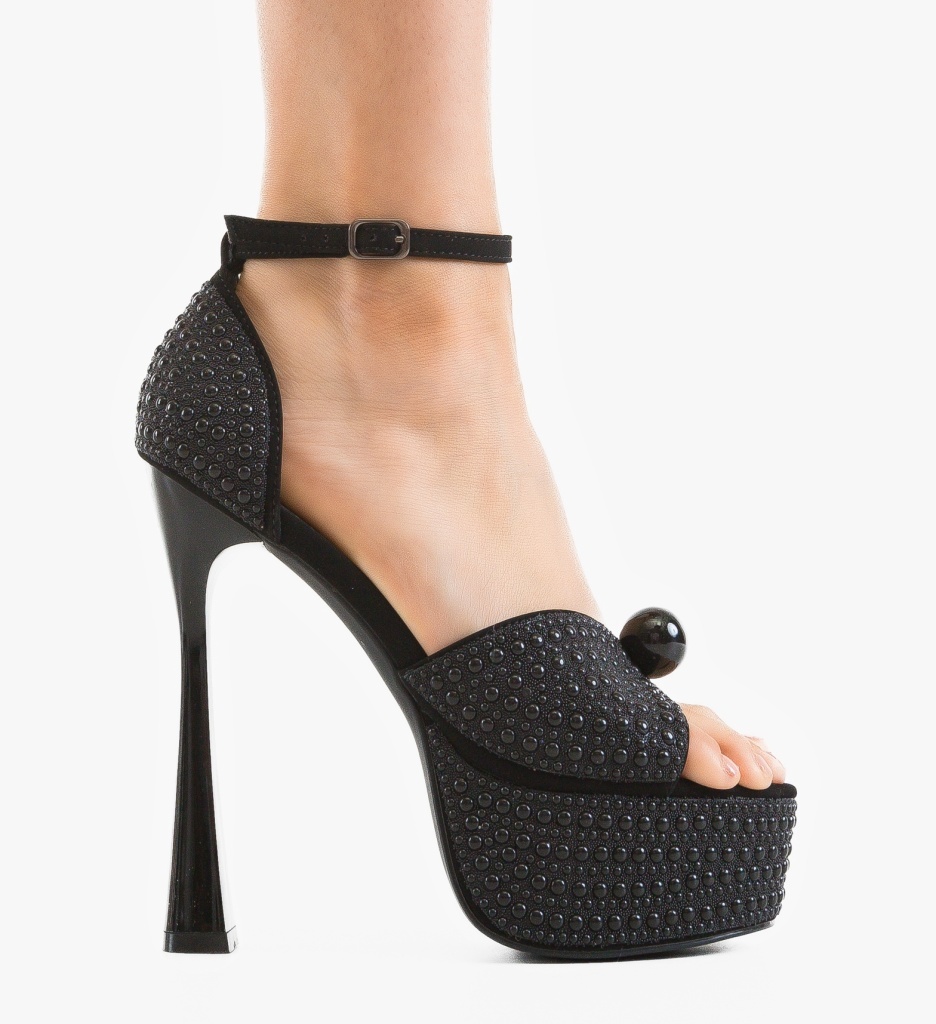 Sandale Dama Benson Elegante cu Toc - imagine 6