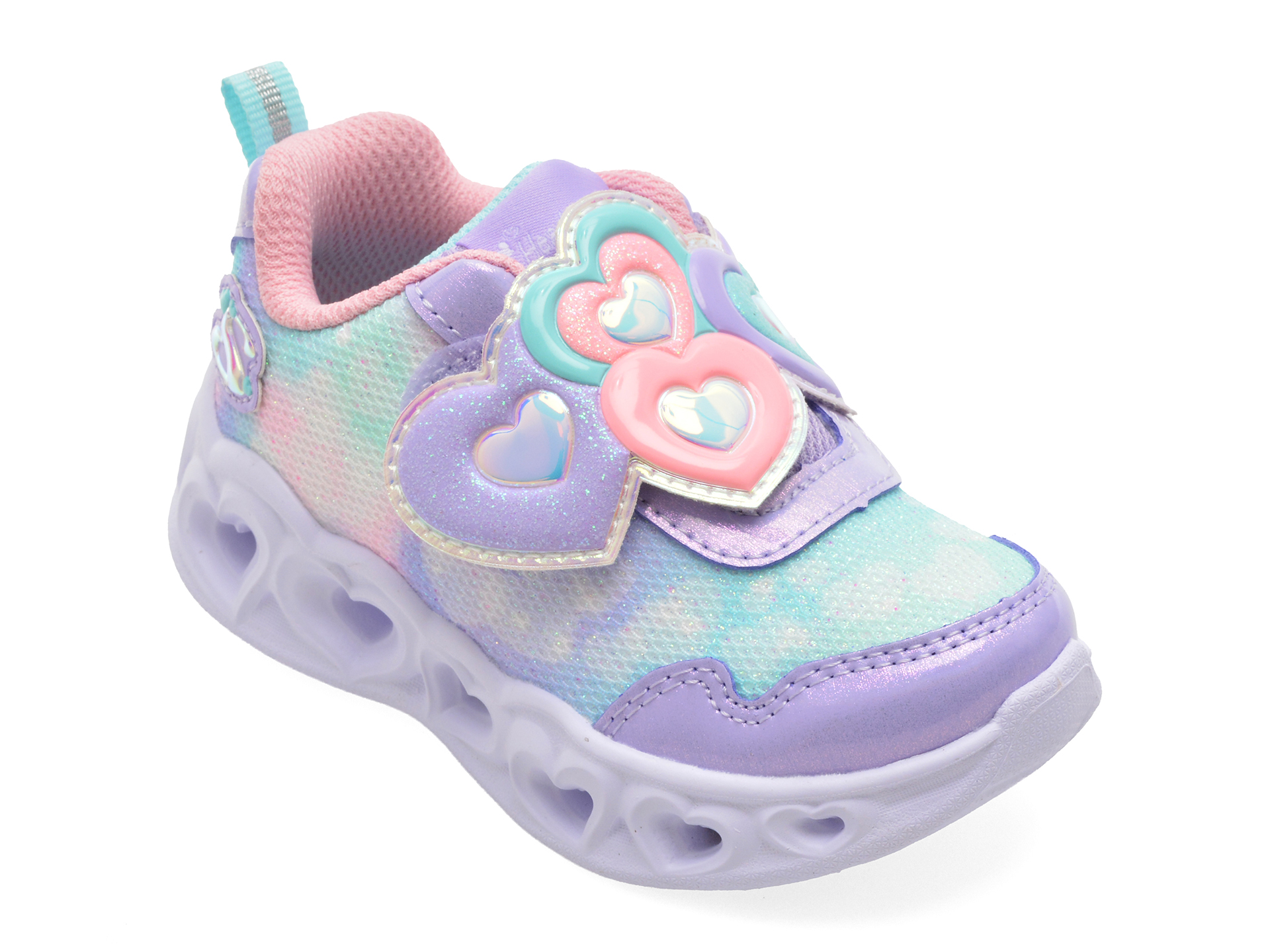 Skechers Heart Lights Pantofi Sport Mov - imagine 2