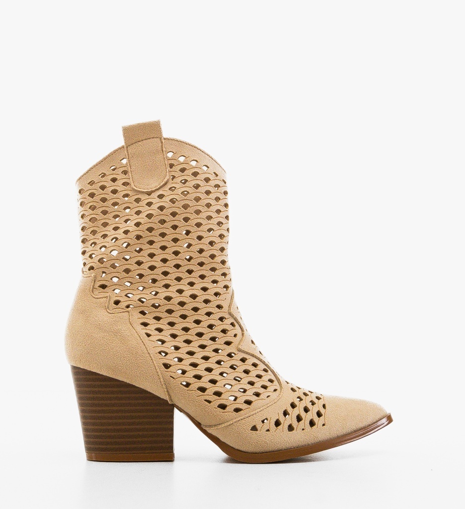 Botine dama Cameron Bej - imagine 6