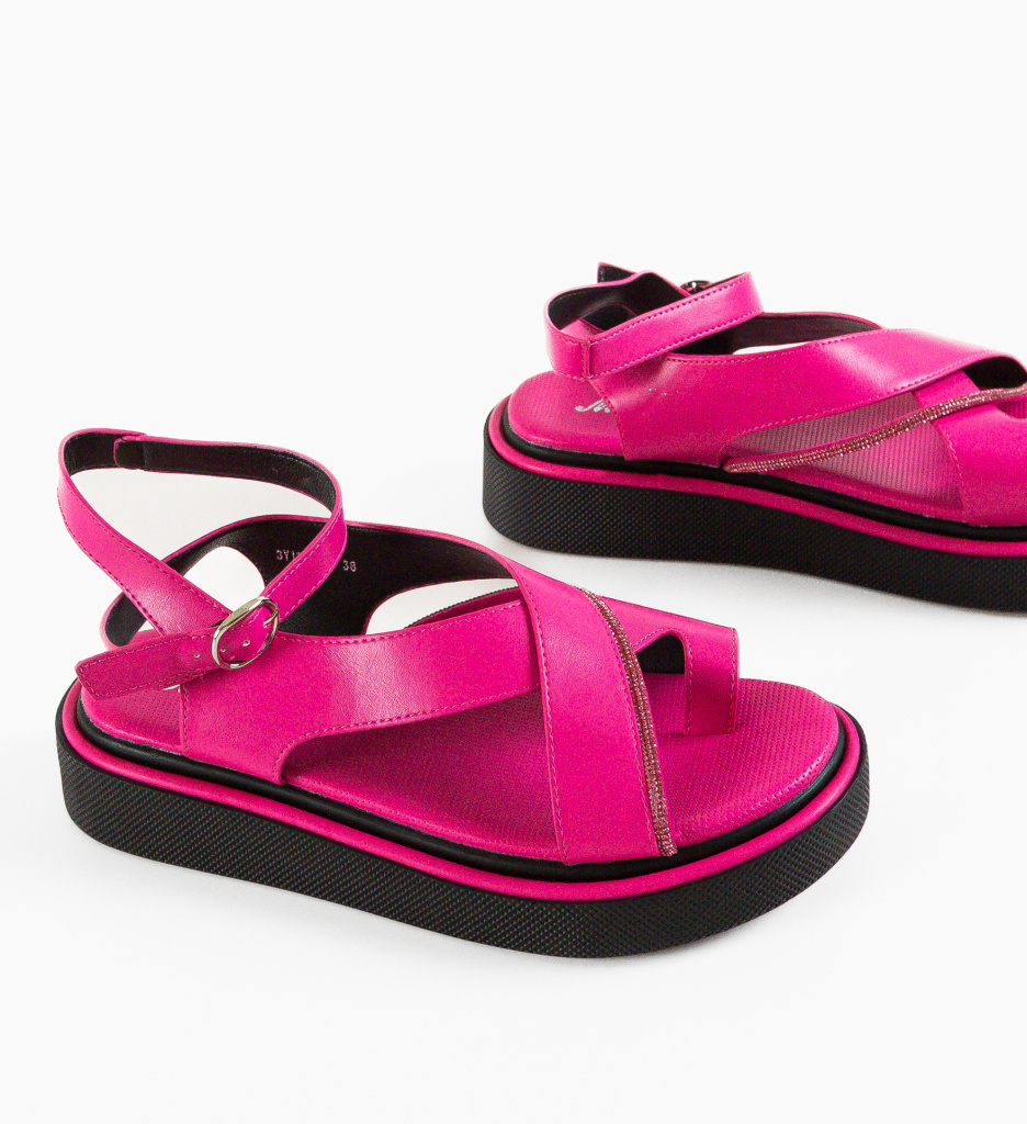 Sandale Selura Fuchsia - Eleganță și Confort - imagine 5