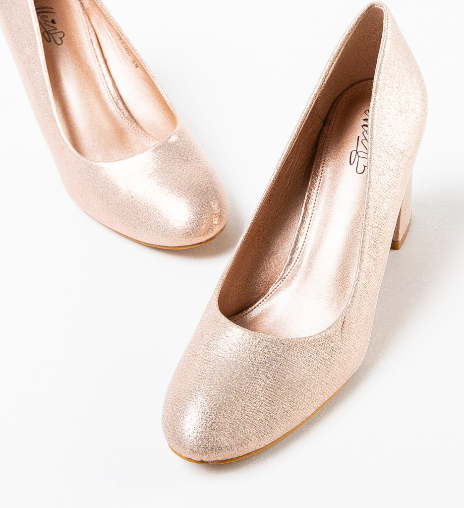 Pantofi Dama Luber Aurii | Eleganta si Stil - imagine 5
