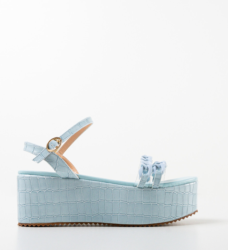 Platforme Dama Mekamek Albastre - Stil si Confort - imagine 4