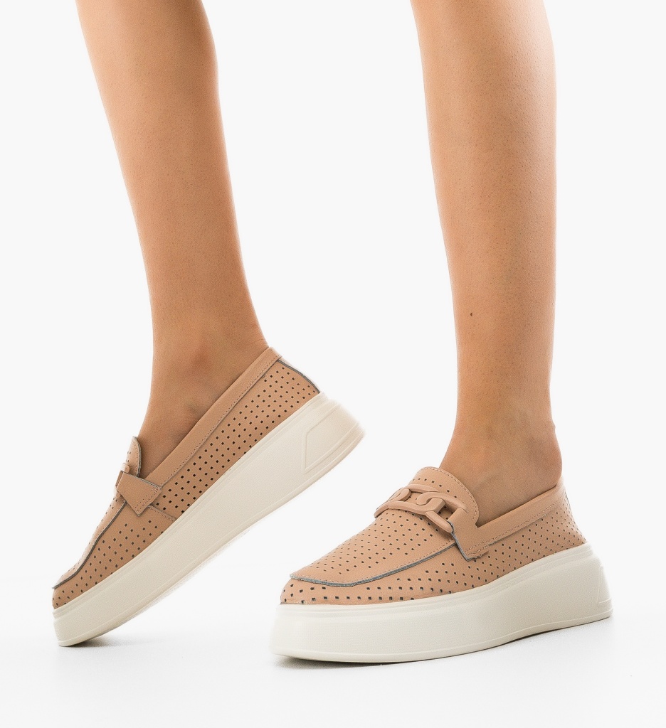 Pantofi Casual Lezter Roz - Confort și Stil - imagine 2