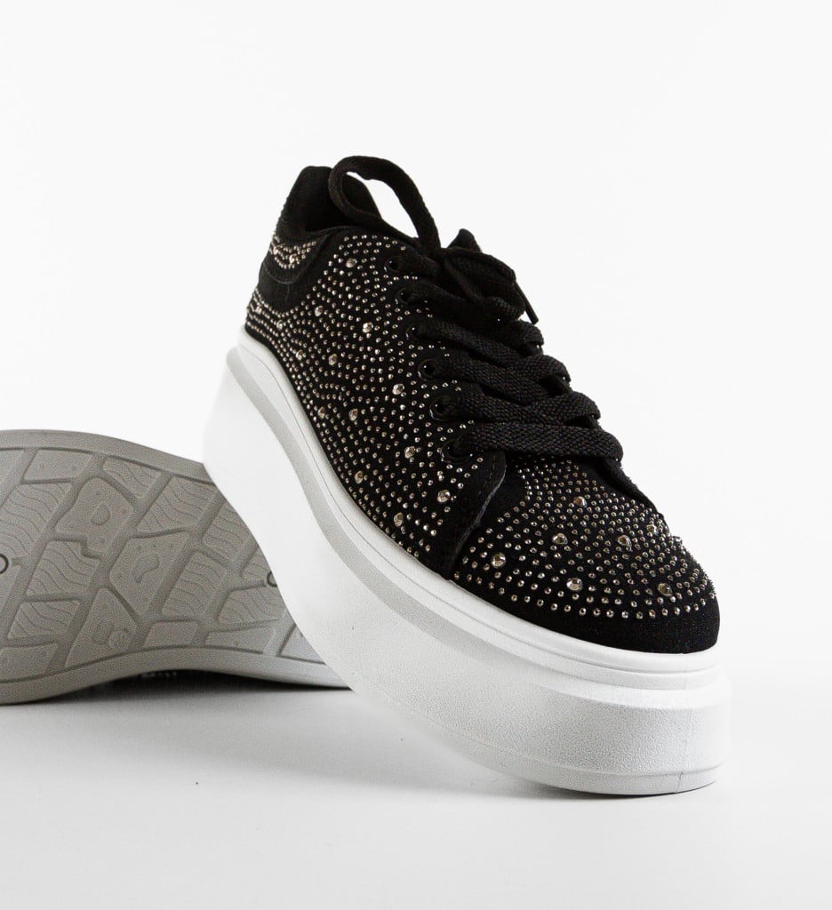 Sneakers Dama Picasso Negri - Stil și Confort - imagine 9