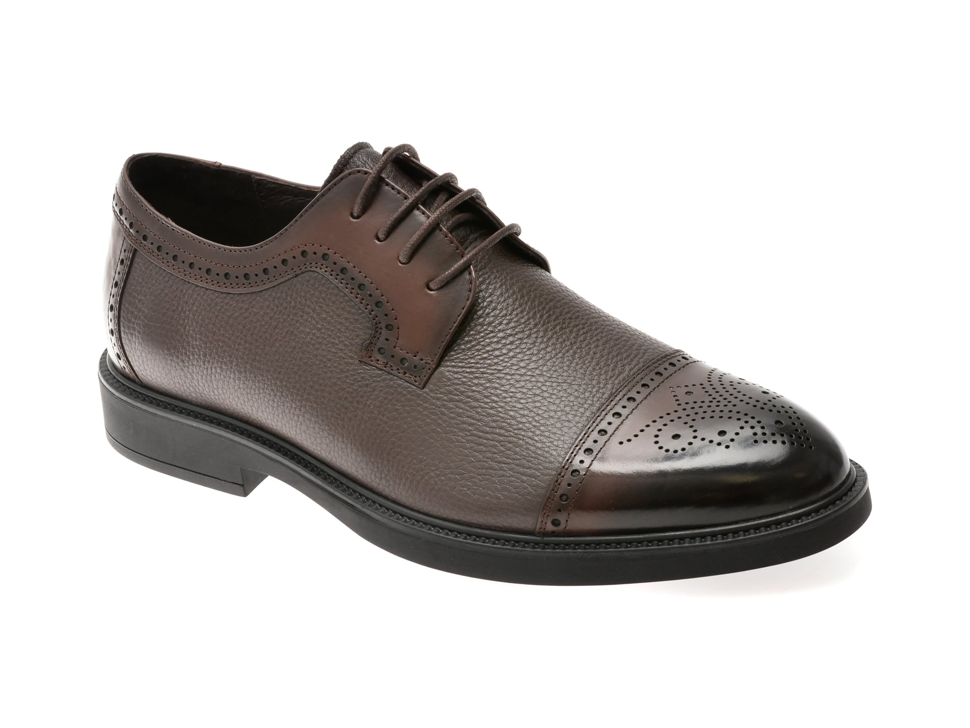 Pantofi OTTER Maro Piele Naturală Eleganți