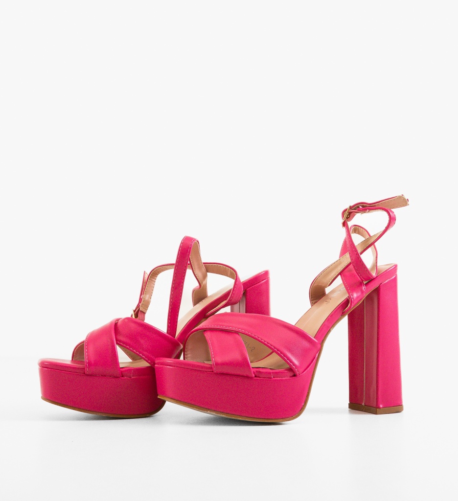 Sandale Jessica Fuchsia - Eleganță și Stil - imagine 2