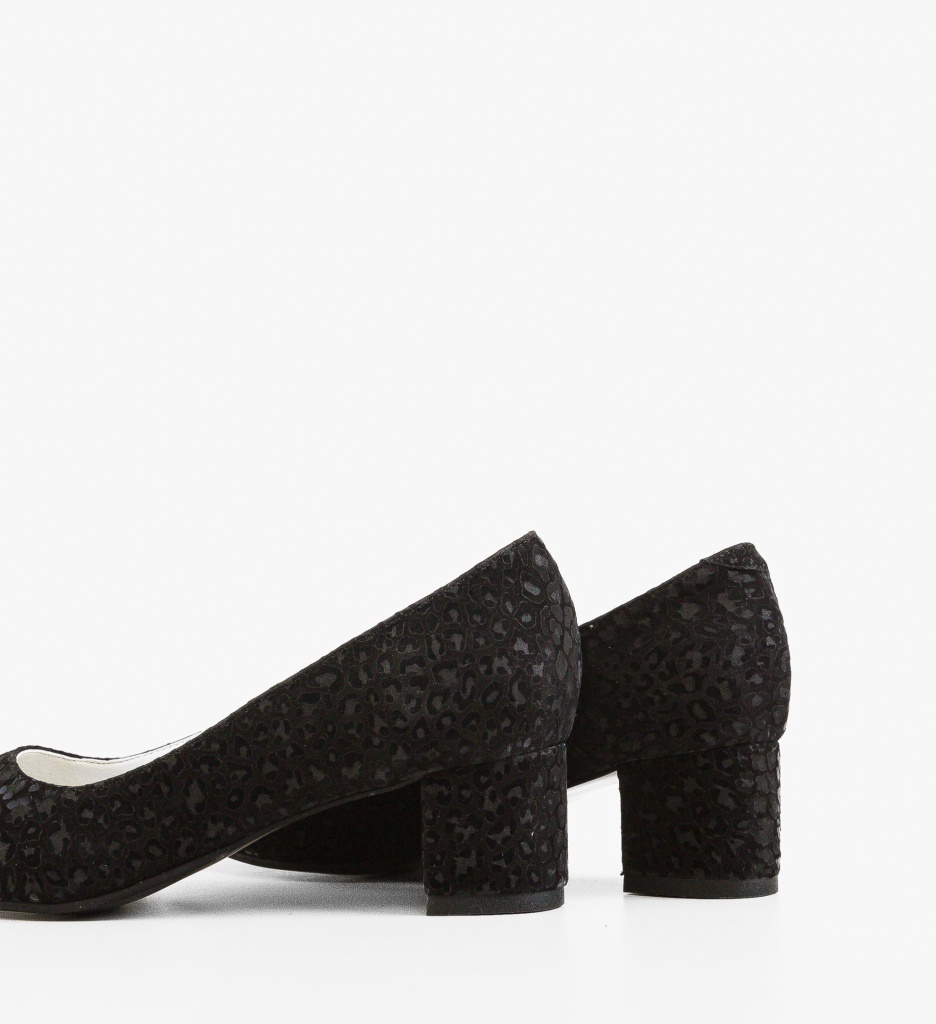 Pantofi Hynga Negri cu Toc Eleganți - imagine 5