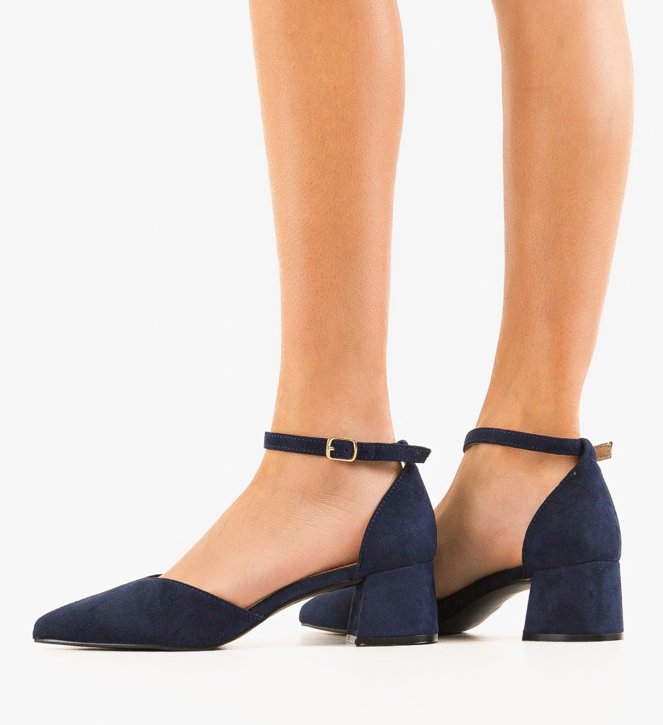 Pantofi Dama Neyny Bleumarin - Eleganță și Stil - imagine 2