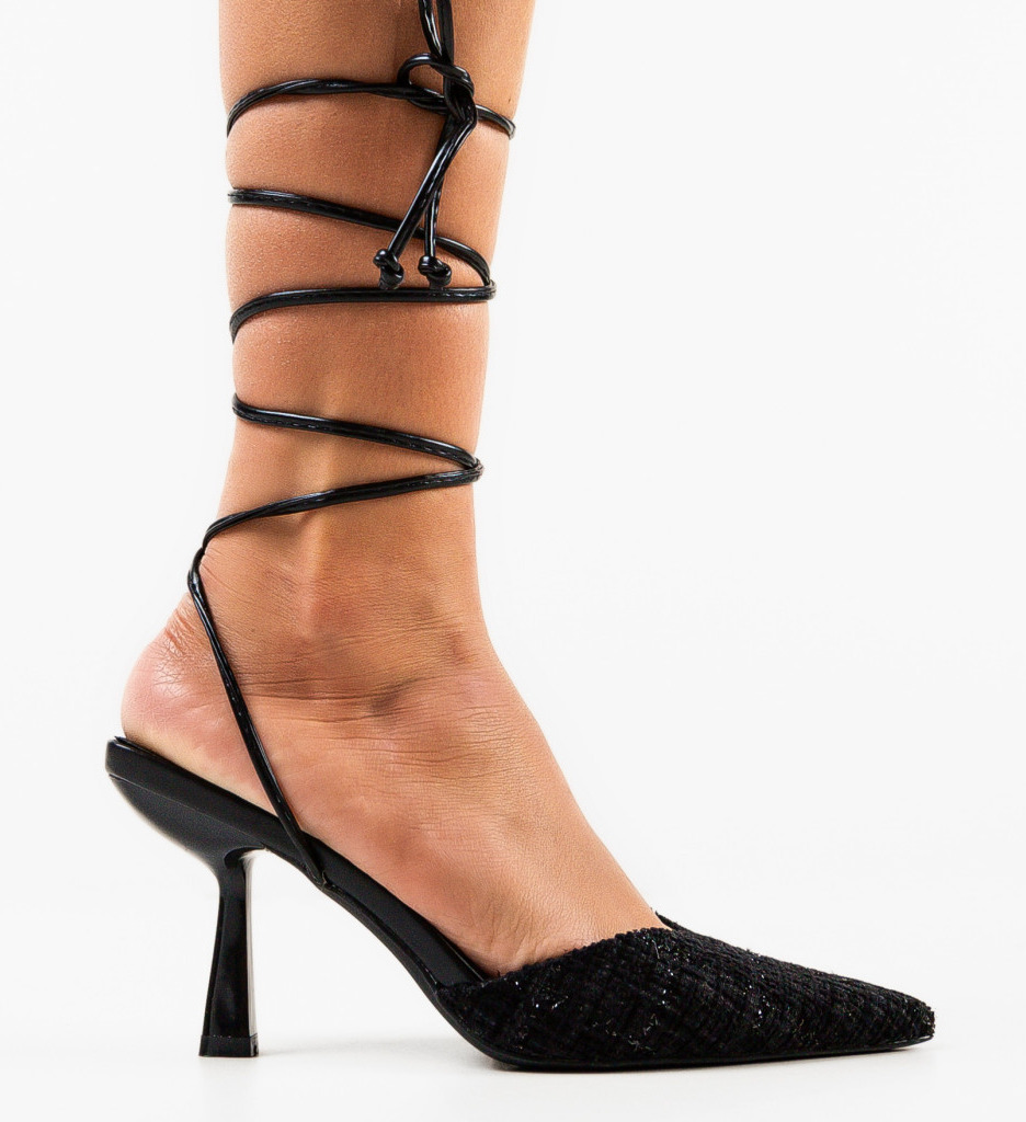 Pantofi Steele Negri - Eleganță și Stil - imagine 5