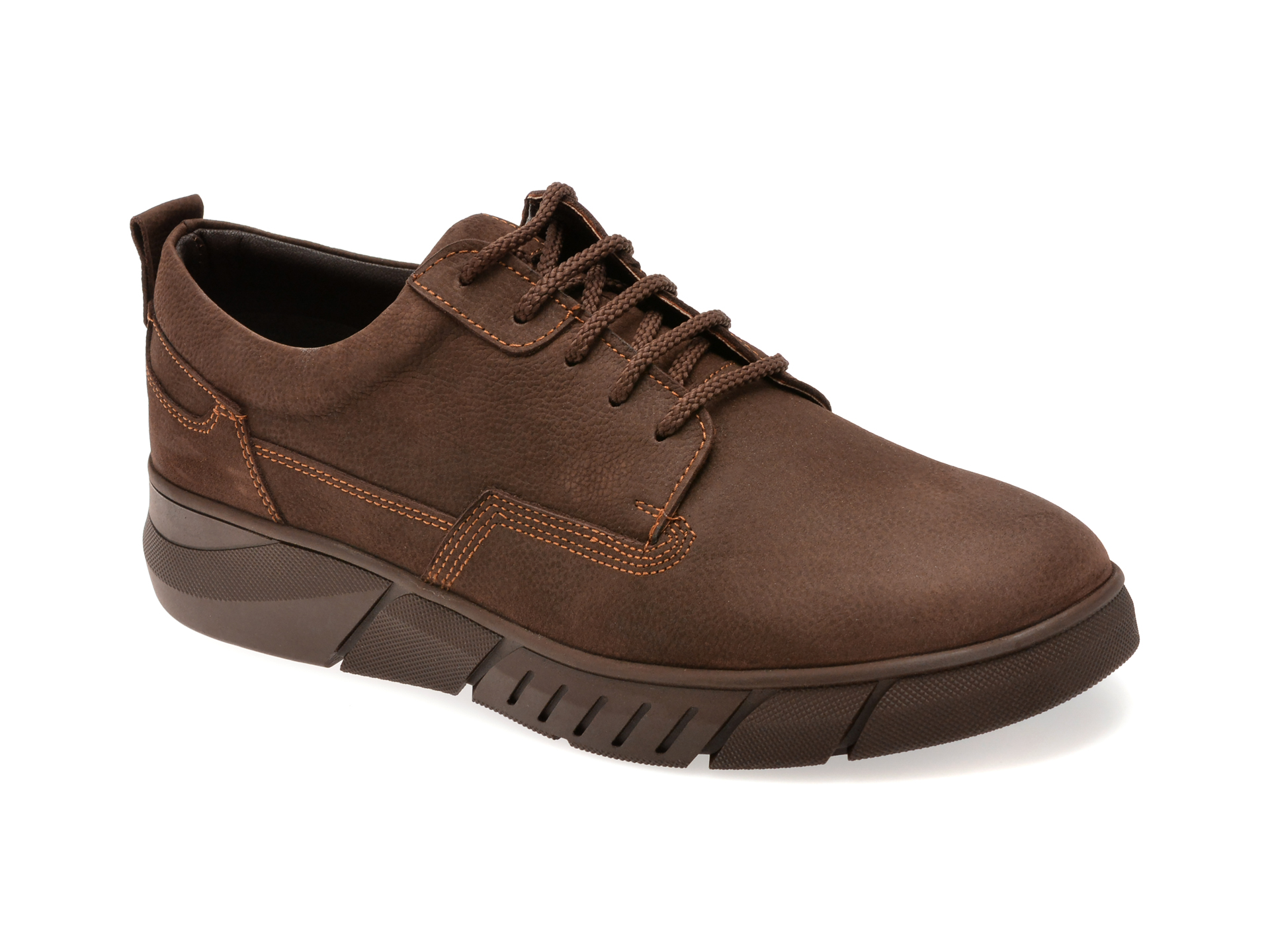 Pantofi Otter Maro din Nabuc | Confort