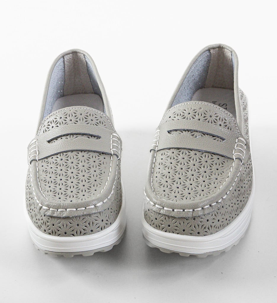 Pantofi Fyrya Gri Casual | Confort și Stil - imagine 14