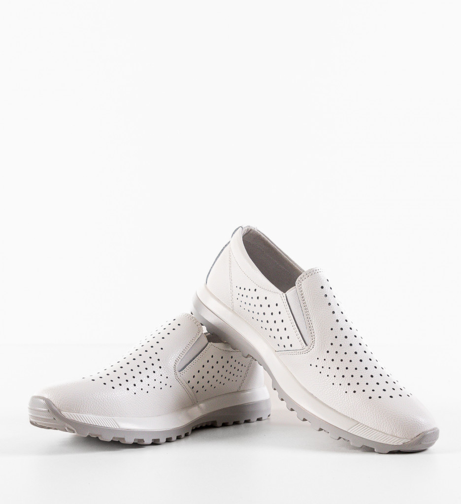 Pantofi Casual Damaris Albi - Confort și Stil - imagine 11