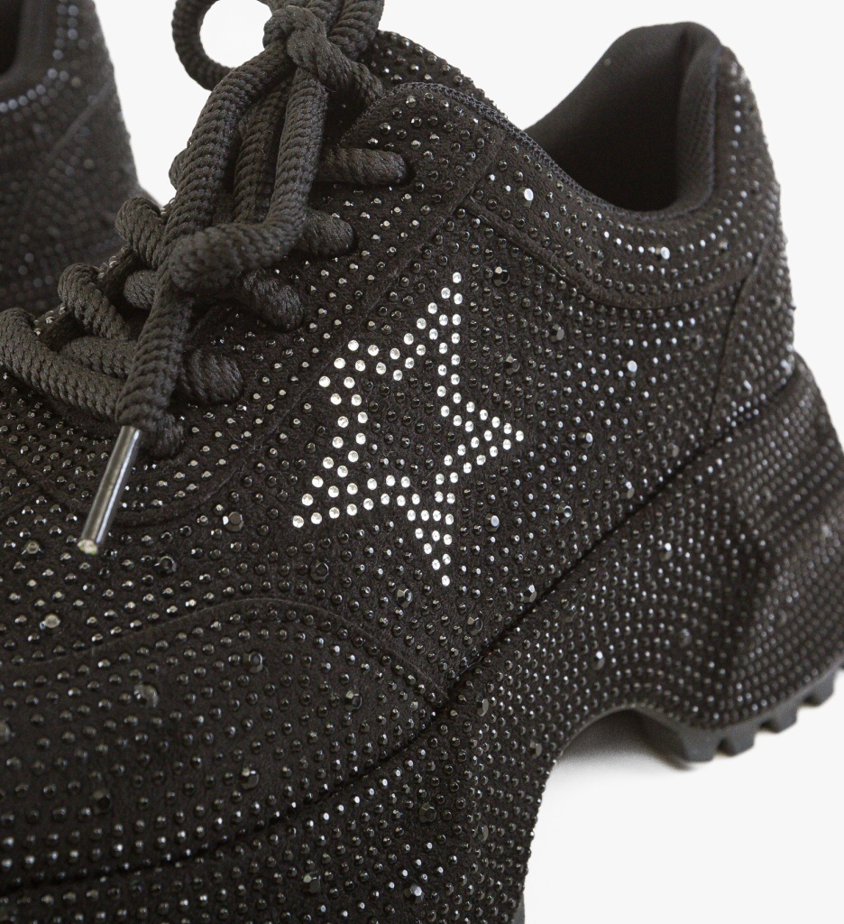 Sneakers Dama Starre Negri – Stil și Confort - imagine 4