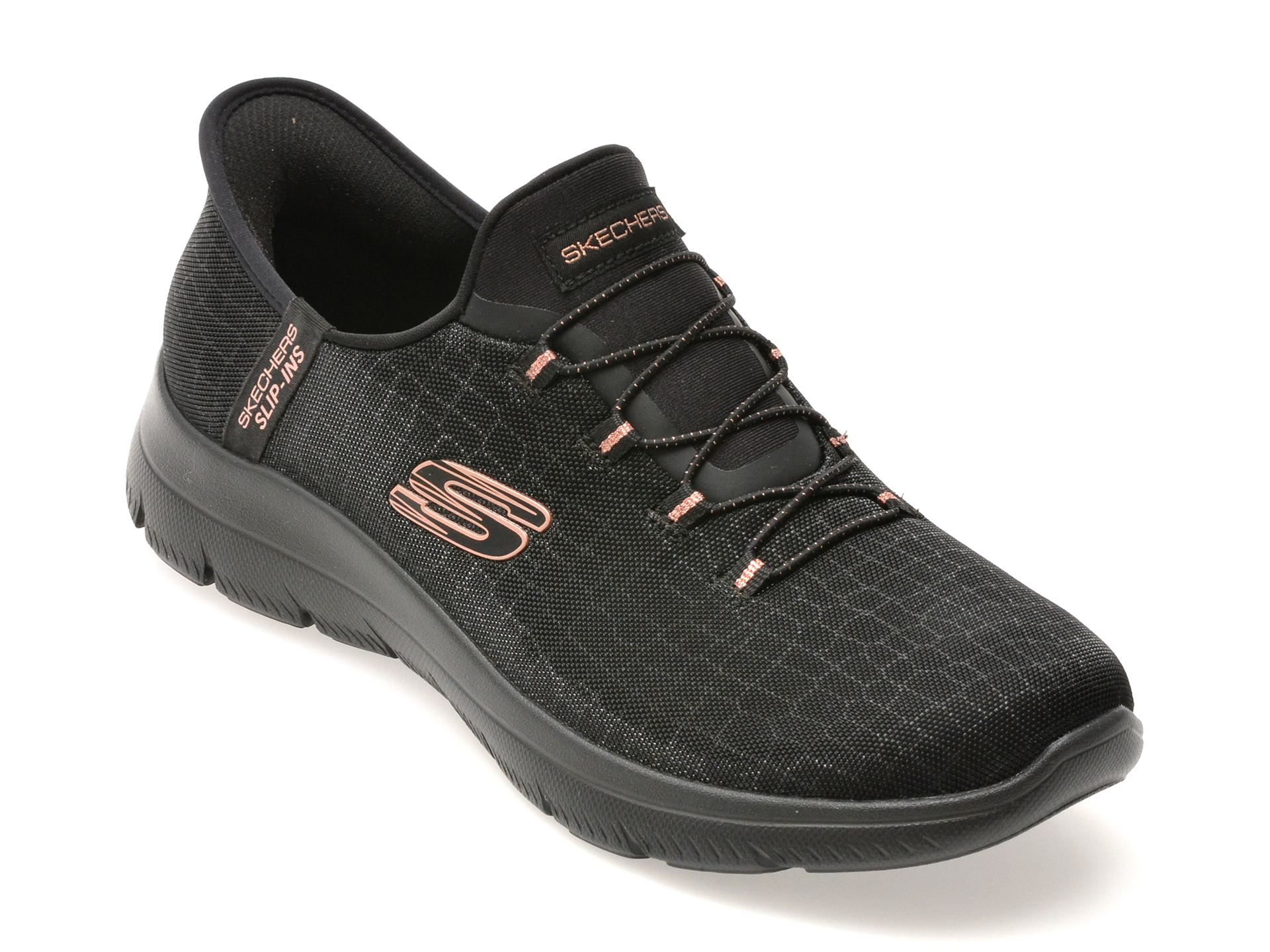 Pantofi Skechers SUMMITS Negri Confort