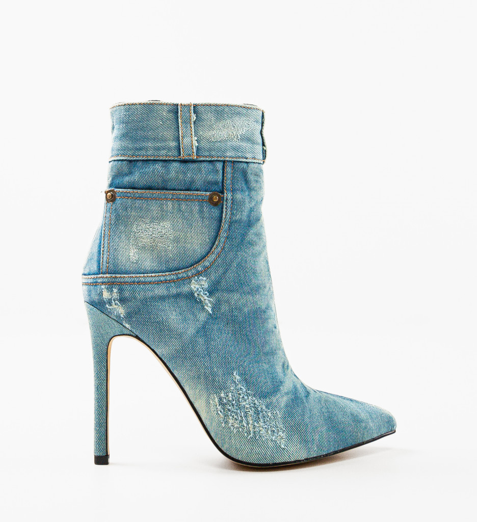 Botine Dama Byron Albastre | Stil & Confort - imagine 6