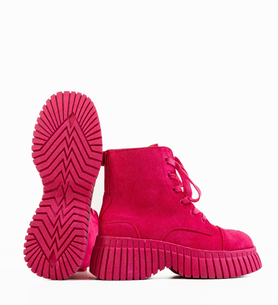 Ghete Dama Frocher Fuchsia - Eleganță și Stil - imagine 6