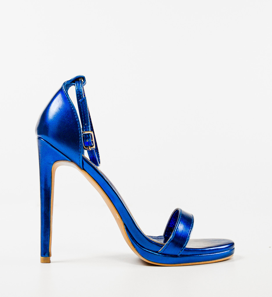 Sandale Toc Aelian Albastre Elegante - imagine 4