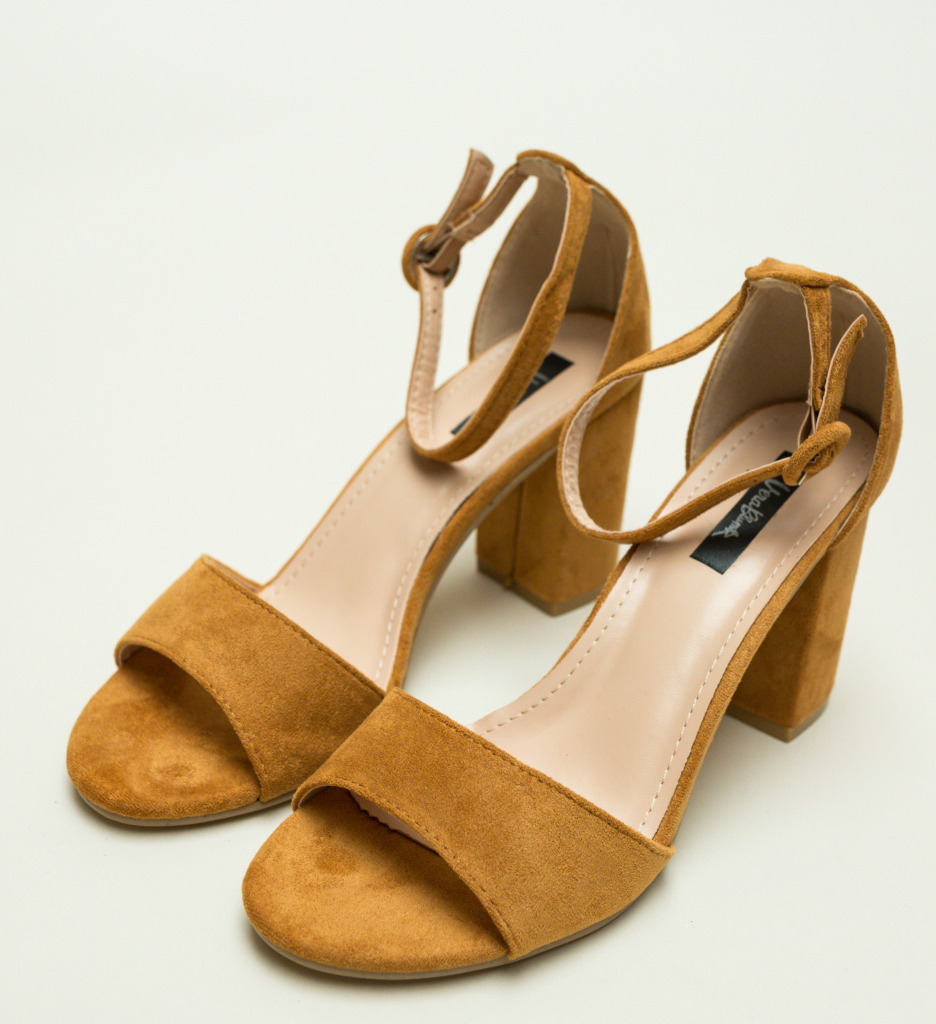 Sandale Chantel Camel - Eleganță și Stil - imagine 5