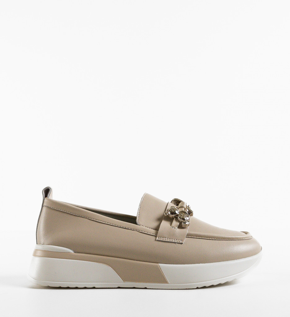 Pantofi Casual Dama Adamo Bej | Confort și Stil - imagine 3