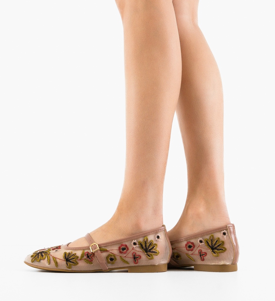 Balerini Dama Fisher Nude - Confort si Eleganta - imagine 2