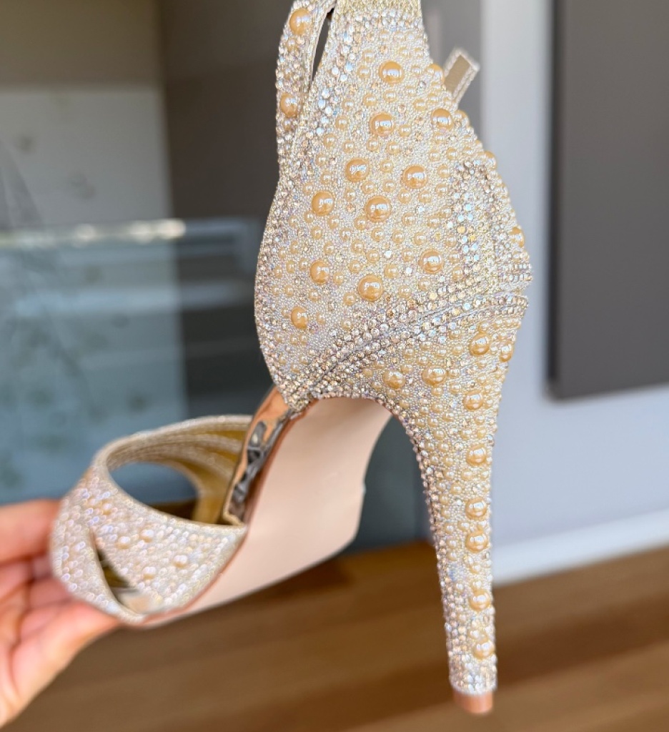 Sandale cu toc Petyr Aurii - Eleganță de seară - imagine 2