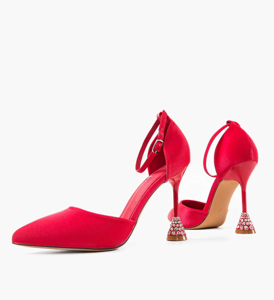 Pantofi Dama Deanna Rosii - Stil și Eleganță - imagine 6