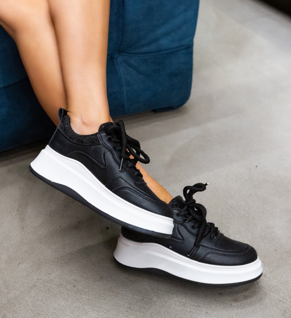 Sneakers Dama Taylor Negri - Confort și Stil - imagine 2