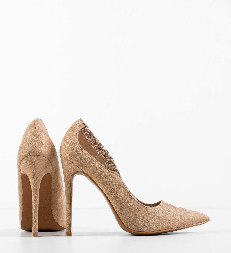 Pantofi Dama Peeta Bej | Eleganță Modernă - imagine 6