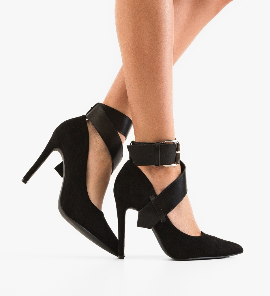 Pantofi Dama Dewi Negri cu Toc Eleganți - imagine 3
