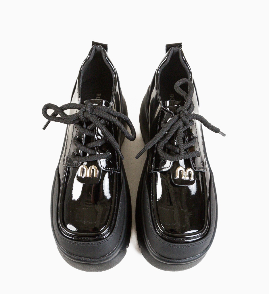 Pantofi Casual Miu Negri | Stil și Confort Zilnic - imagine 5