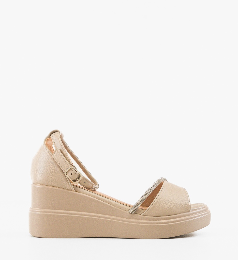 Platforme Dama Juha Bej | Confort si Eleganta - imagine 2