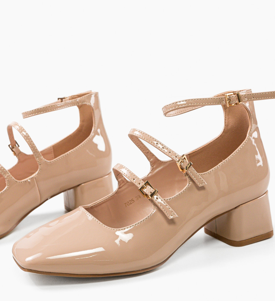 Pantofi Dama Jona Nude | Eleganță Versatilă - imagine 5