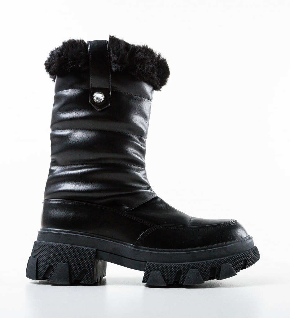 Ghete Frazer Negre | Eleganță și Confort Dama - imagine 10