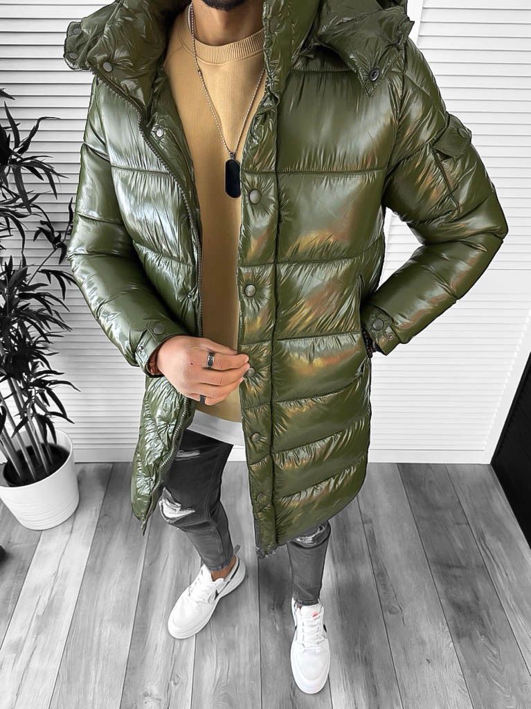 Geaca Iarnă Lungă Kaki | Stil și Protecție