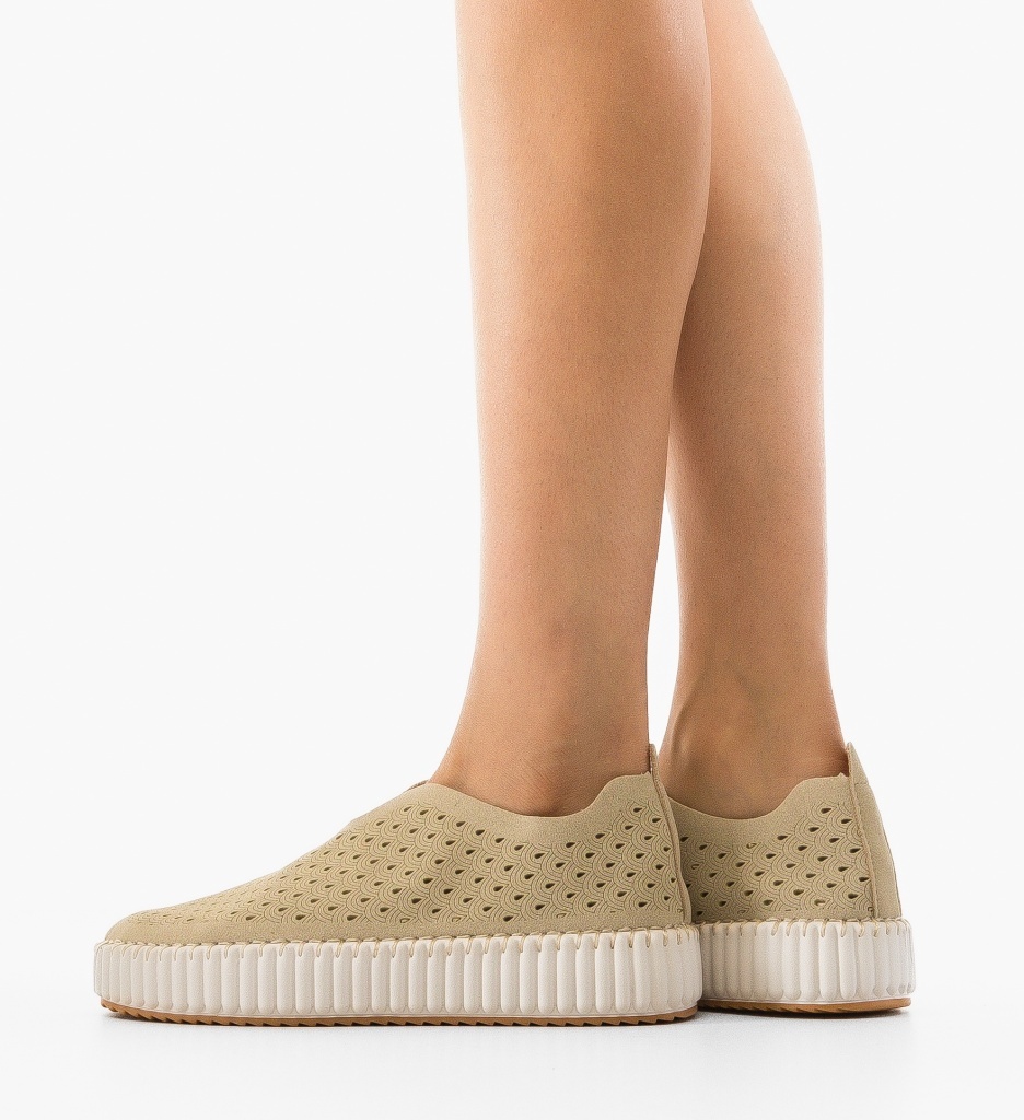 Pantofi Casual Ralla Bej | Confort și Stil