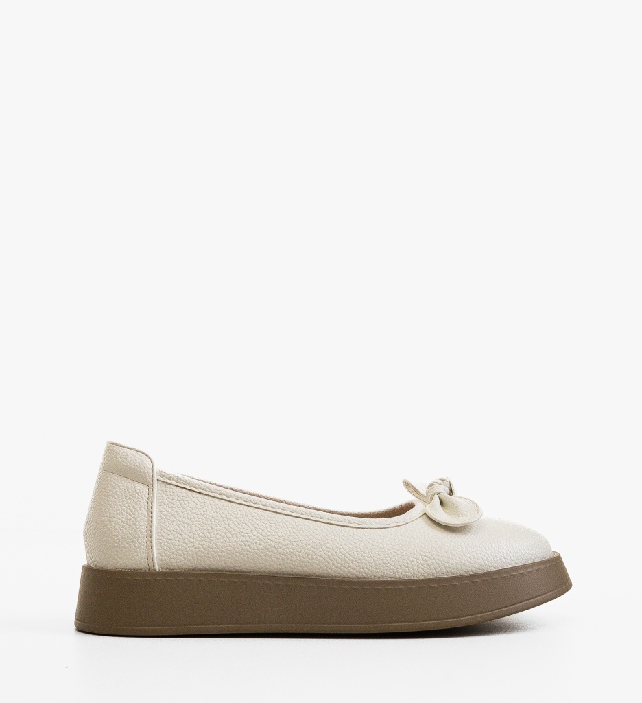 Balerini Tayha Albi - Confort și Eleganță Casual