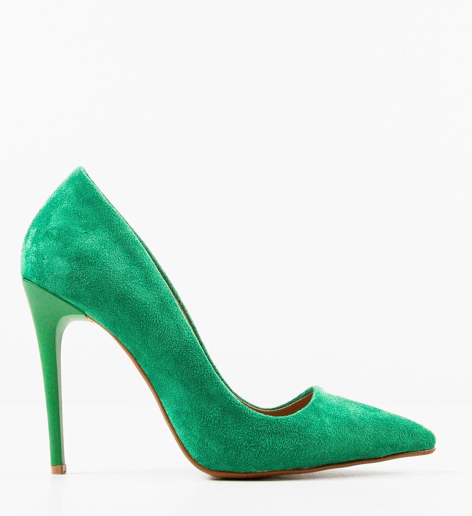 Pantofi cu Toc Pefeba Verzi | Eleganță și Stil - imagine 4