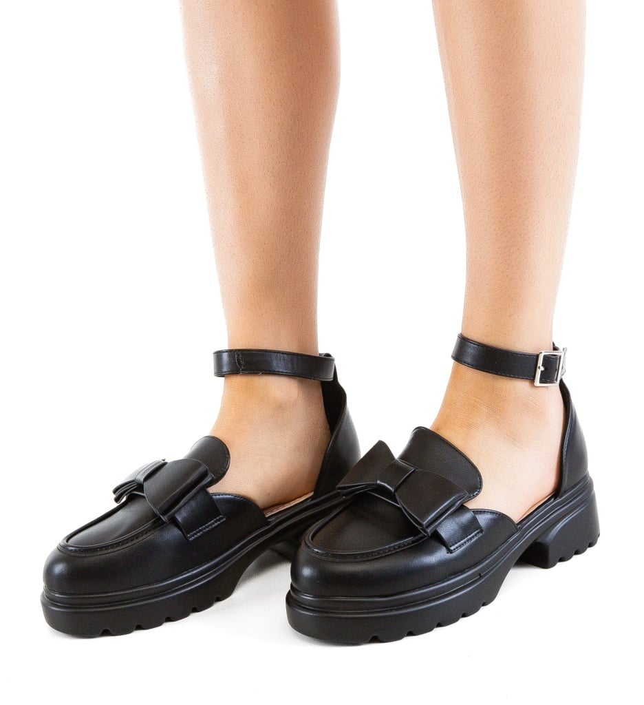 Pantofi Casual Dama Caradon Negri – Confort Stilat - imagine 5