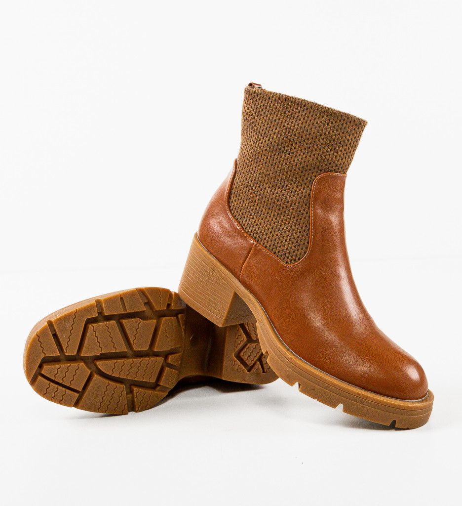 Ghete Dama Vanilla Camel - Eleganță și Confort