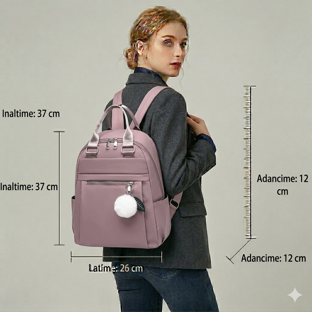 Rucsac Dama Pfy Celia Mov, Multifunctional - imagine 2