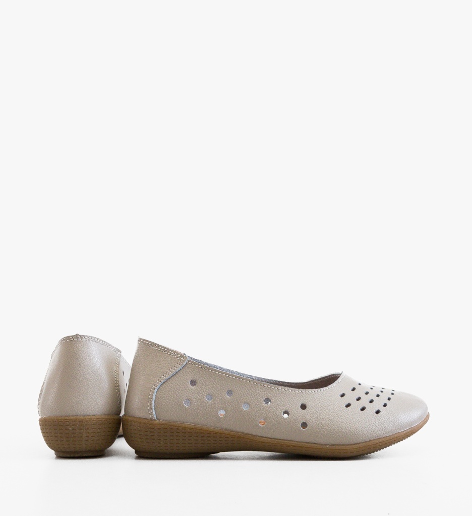 Balerini Dama Fros Gri - Confort Stilat - imagine 4