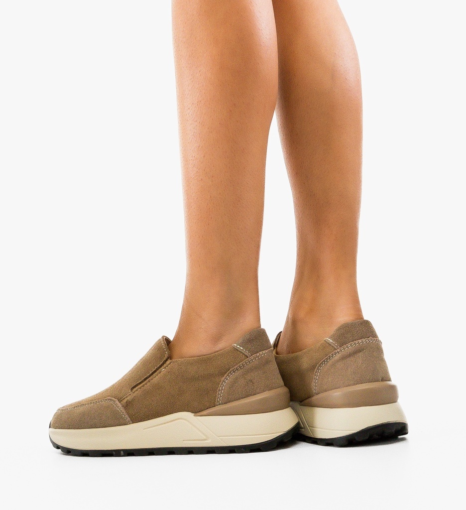 Pantofi Casual Dama Derina Bej | Stil & Confort - imagine 5