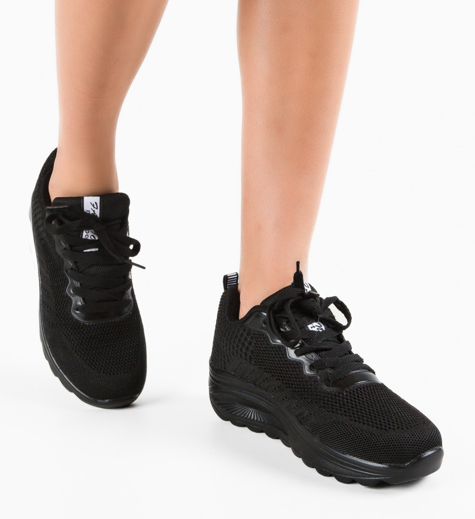Sneakers Dama Regis Negri - Confort și Stil - imagine 2