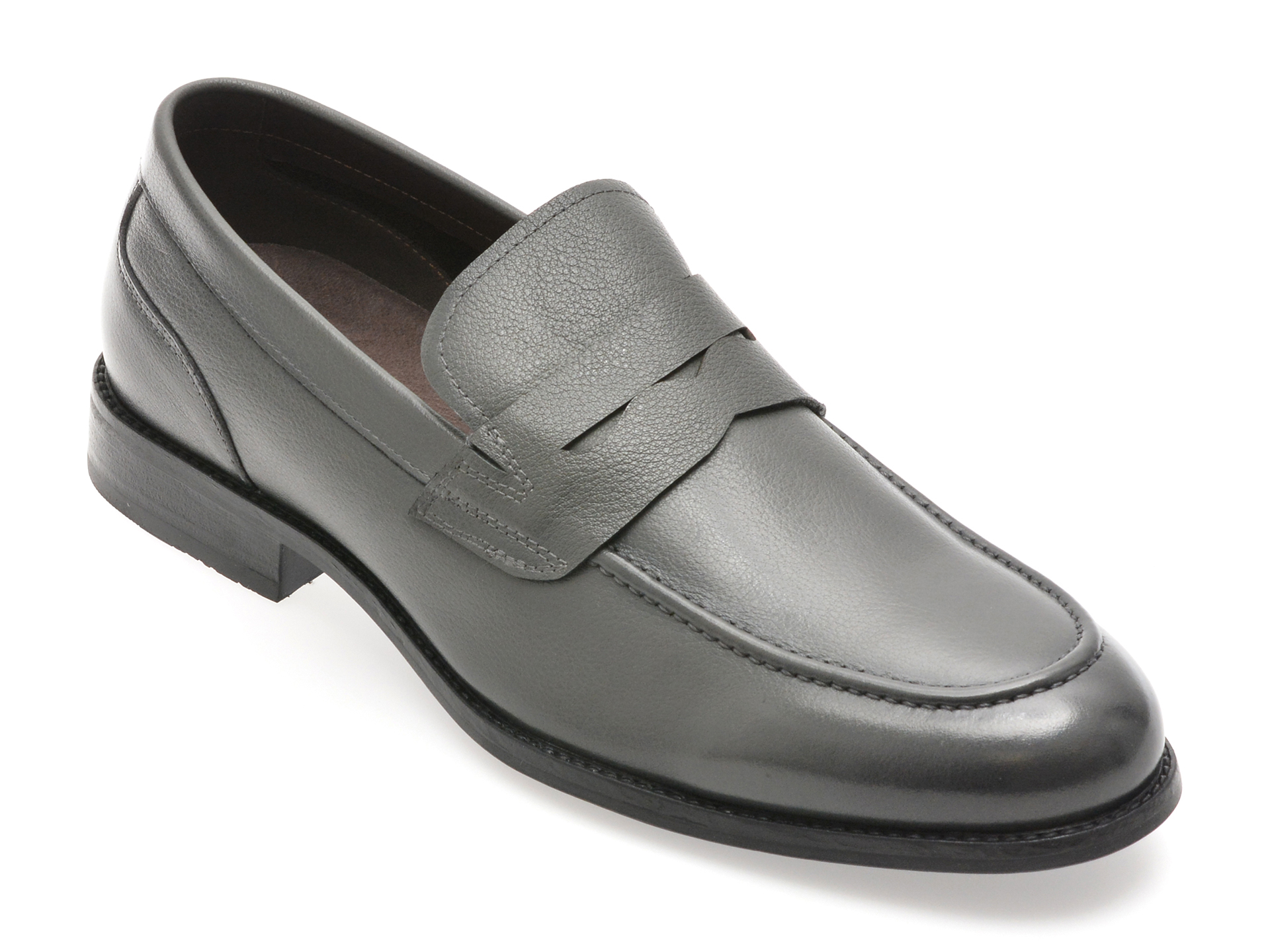 Mocasini EPICA Gri din Piele Naturală