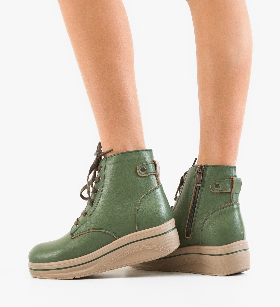 Pantofi Casual Lakiob Verzi - Confort și Stil - imagine 2