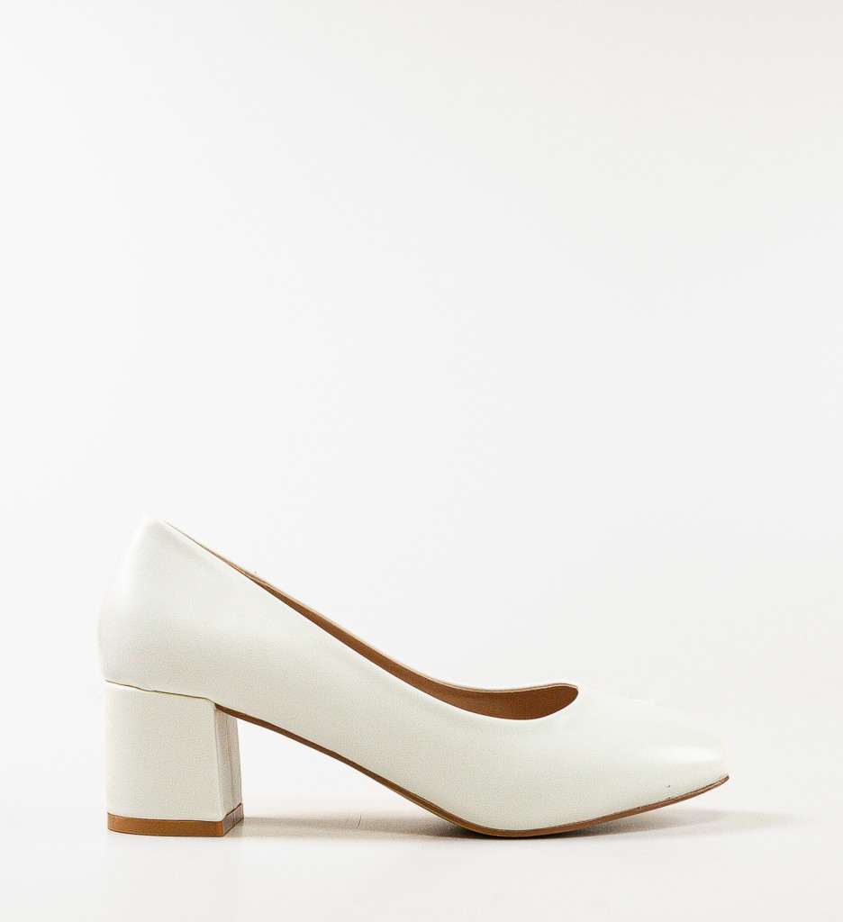 Pantofi Dama Isobe Albi | Eleganță și Stil - imagine 4