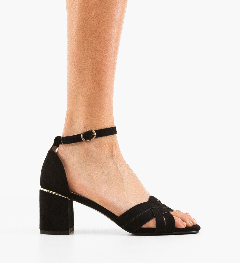 Sandale Larson Negre | Eleganță și Stil - imagine 6